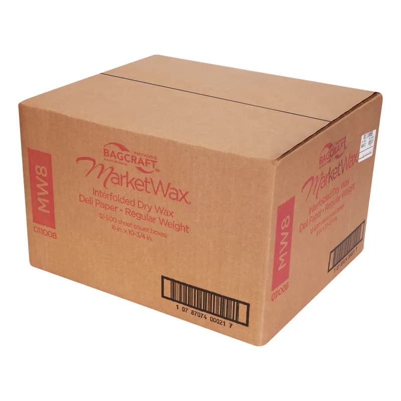 Bagcraft® Wax Paper 8X10.75 IN 500/Box