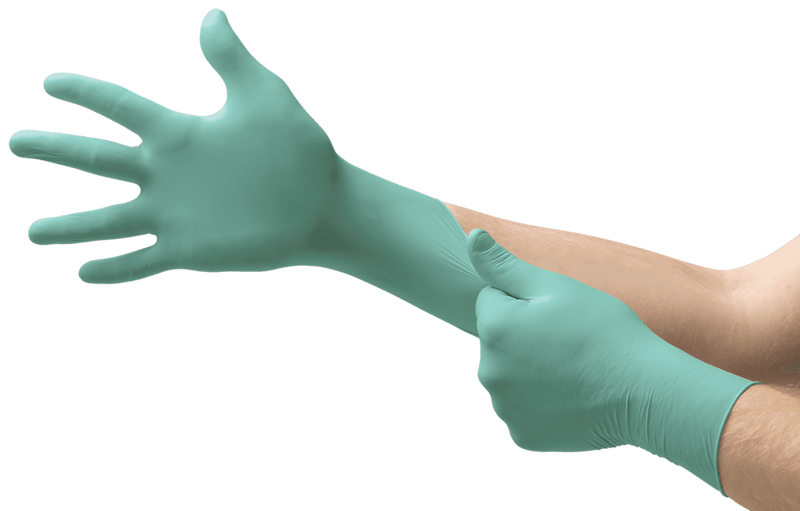 MICROFLEX® NeoPro® Gloves Large (LG) Green Neoprene Powder-Free 100 Count/Box 10 Box/Case