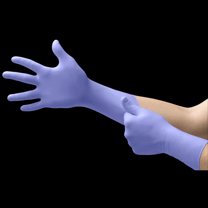 MICROFLEX® Gloves Small (SM) Violet Blue Nitrile Powder-Free Exam Grade 50 Count/Box 10 Box/Case