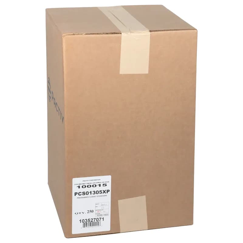 Pizza Board & Tray 13X0.59375 IN Paperboard White Round Ovenable 250/Case