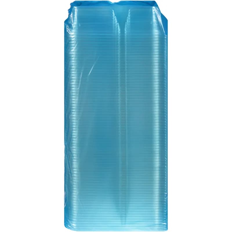 Snack Deli Container Base Medium (MED) 36 OZ 2 Compartment PET Clear Rectangle 300/Case