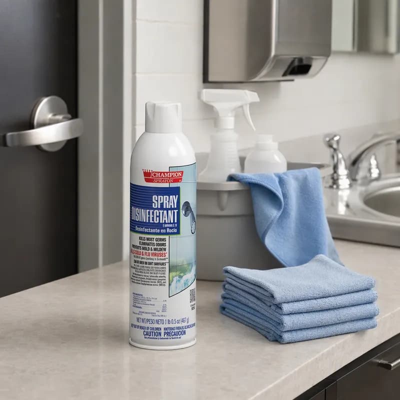 Champion Sprayon® Unscented Disinfectant 16.5 FLOZ Multi Surface Aerosol 12/Case