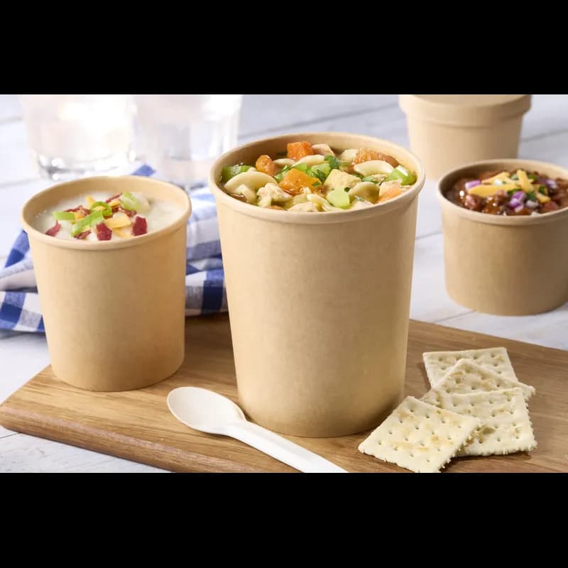 Soup Food Container 32 OZ Paper 500/Case