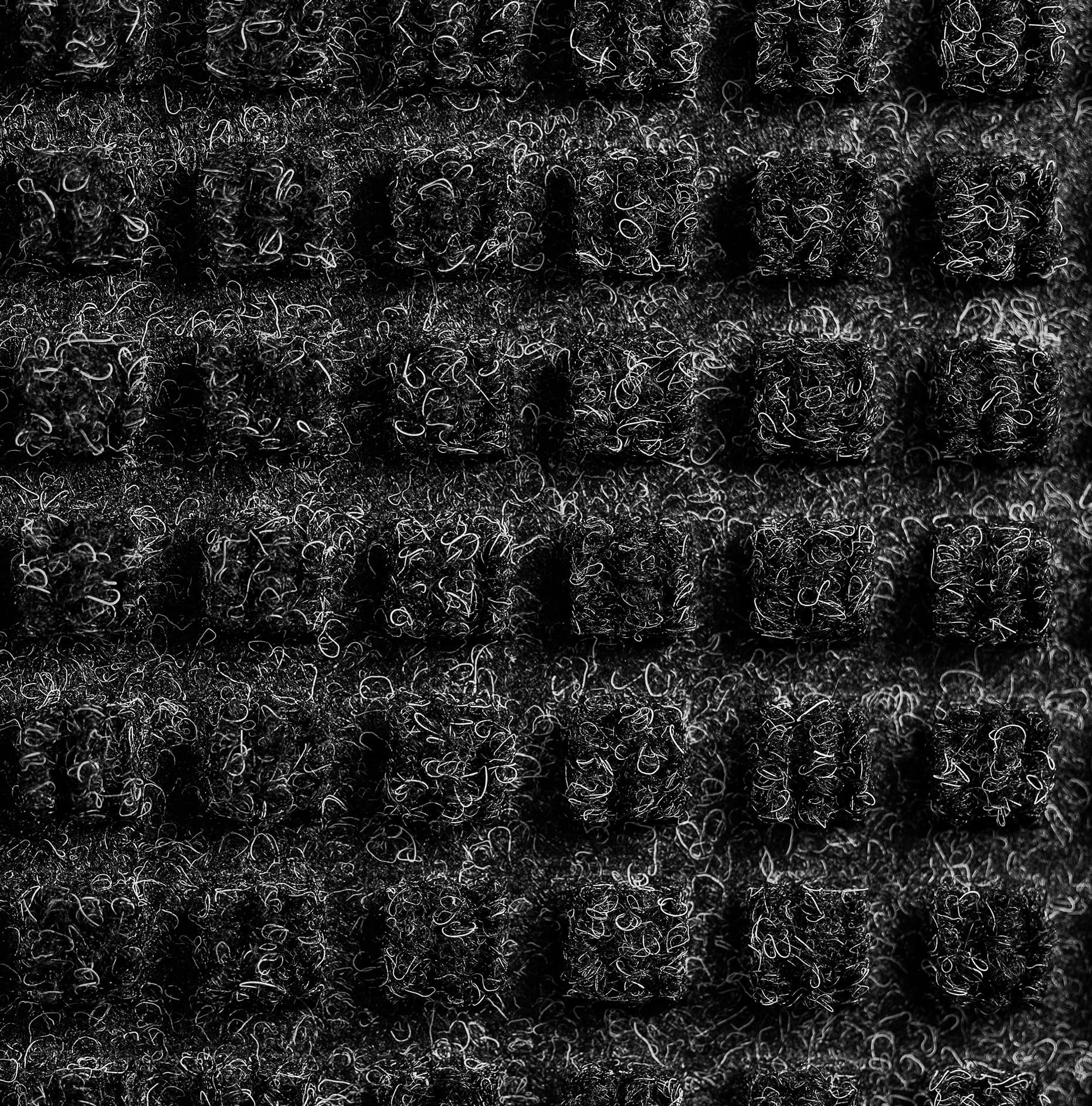 WaterHog® Scraper & Wiper Floor Mat 36IN X4FT Charcoal PET With SBR Rubber Backing Standard Edging Fashion Border 1/Each