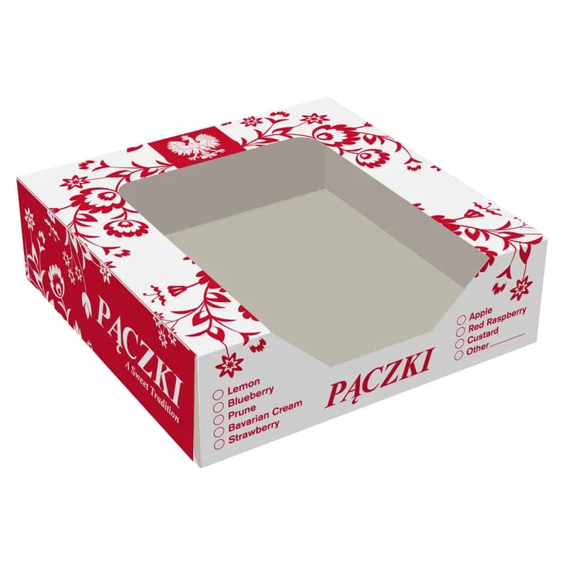 Paczki Box 4 CT 8X8X2.50 IN 100/Case