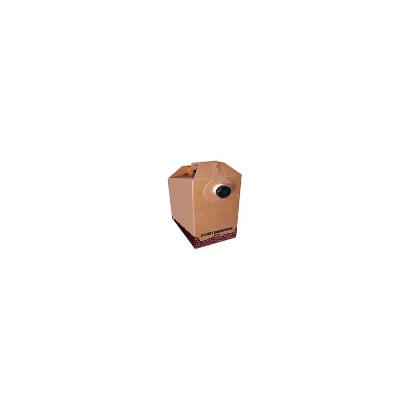 Hot Beverage Box Hot Beverage Dispenser 160 OZ Corrugated Paperboard Kraft 20/Case