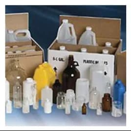 Bottle & Lid Combo With White Cap 1 GAL Plastic With Lid 450/Pallet