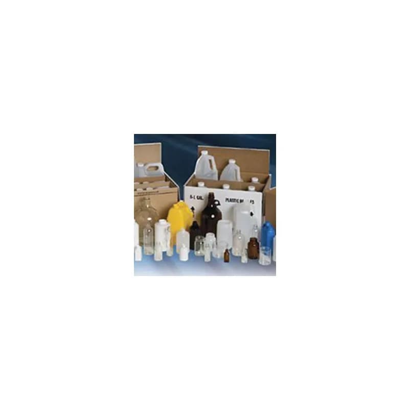 Bottle & Lid Combo With White Cap 1 GAL Plastic With Lid 450/Pallet