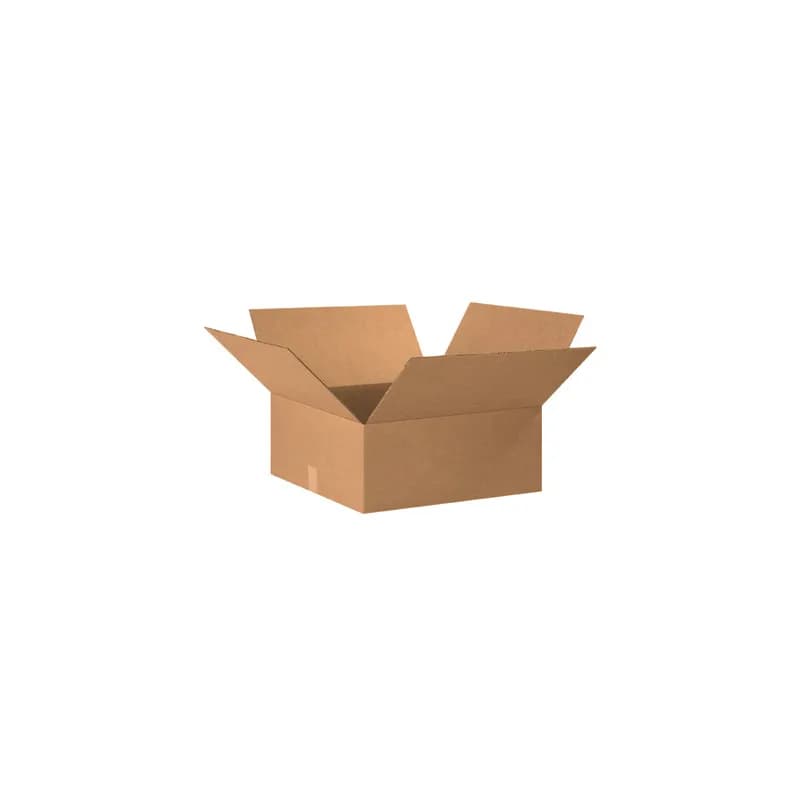 Box 20X20X8 IN Kraft Corrugated Cardboard C-Flute 32ECT 25 Count/Bundle 250 Count/Pallet