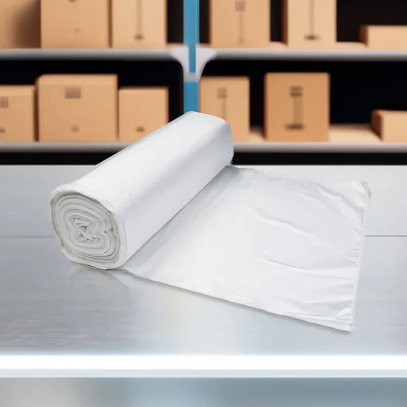 Victoria Bay Can Liner 50X56 IN 60 GAL Clear 12MIC 25 Count/Roll 10 Rolls/Case
