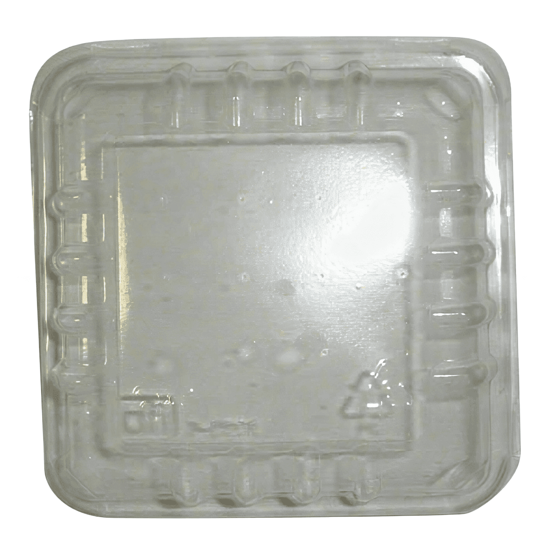 Lid Dome 4.25X4.25 IN OPS Clear Square For Container 1000/Case