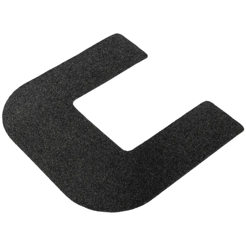 Urinal Floor Mat 23X22 IN Charcoal 6/Pack