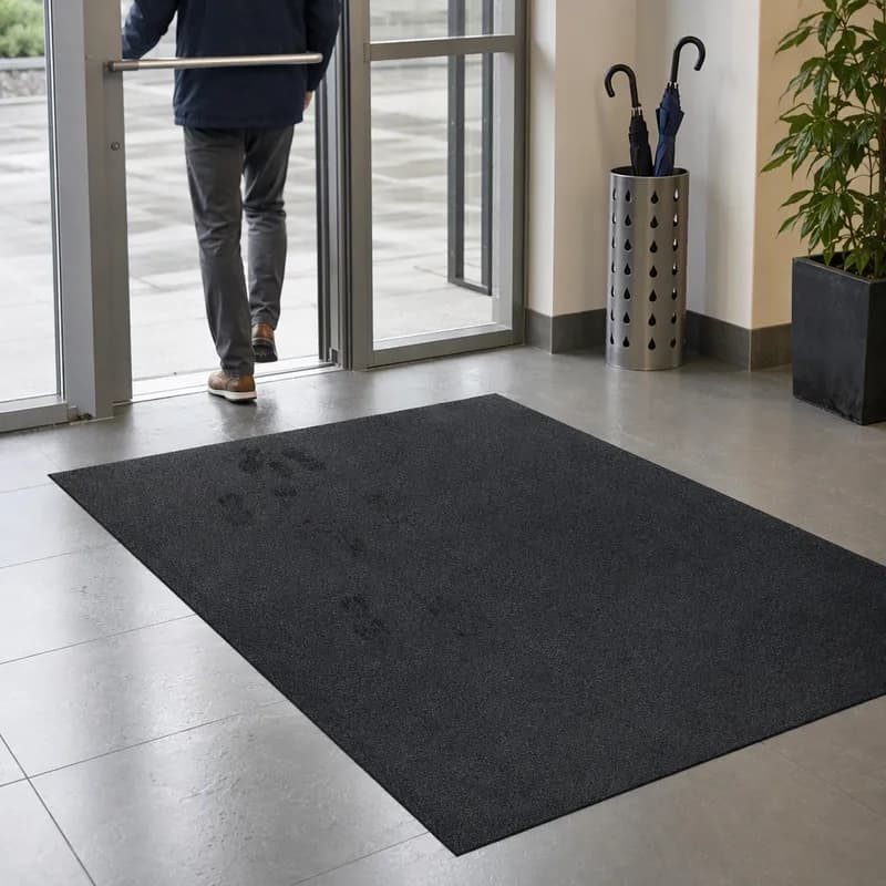 Floor Mat 48X72 IN Charcoal 4/Case
