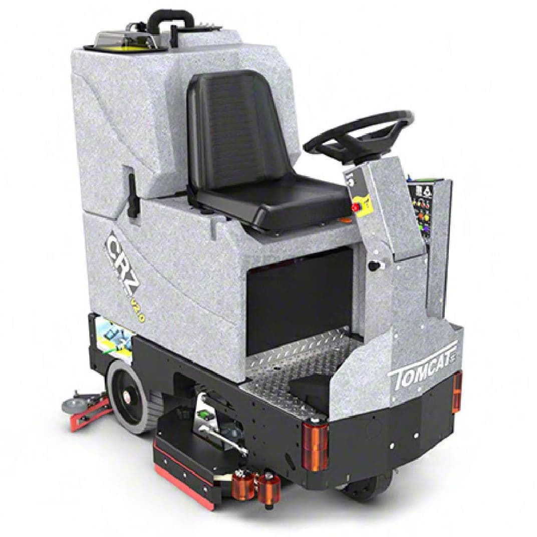 Tomcat® Rider Scrubber 33 GAL 34IN .75 HP Ride-On Disk Head 210 Ah Wet Battery 1/Each
