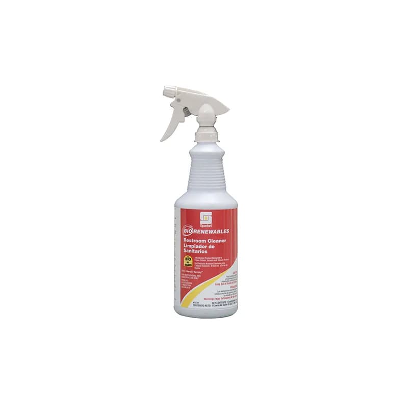 BioRenewables® Restroom Cleaner Citrus Scent Restroom Cleaner 1 QT Multi Surface Acidic RTU Bio-Based 12/Case
