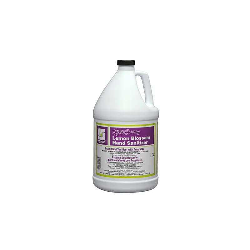 Lite'n Foamy® Hand Sanitizer Foam 1 GAL Lemon Blossom Clear 4/Case