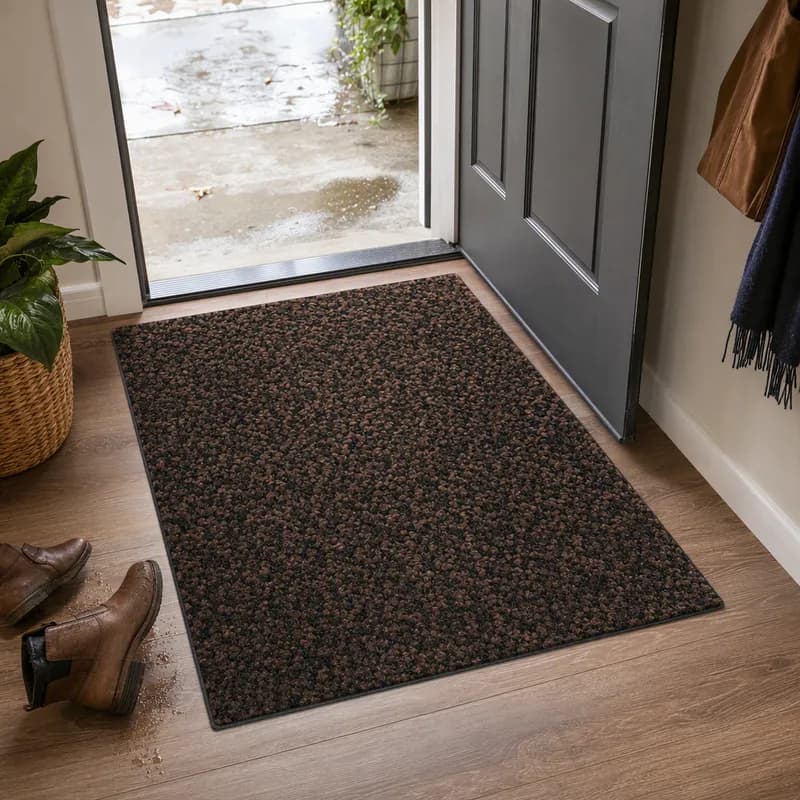 Classic Solutions Floor Mat 60X36 IN Brown Black With Smooth Backing 1/Each