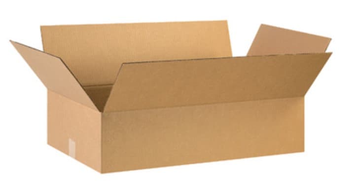 Regular Slotted Container (RSC) 28X18X8 IN 32ECT 25 Count/Bundle 250 Count/Pallet