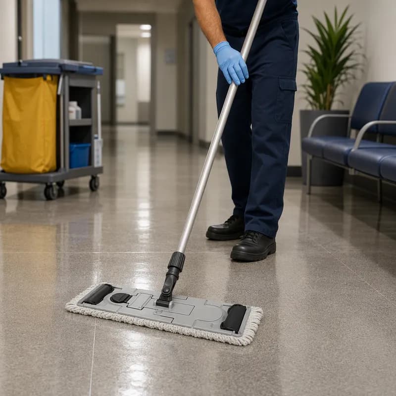 Mop Frame Gray Step On Lock Tab 10/Case