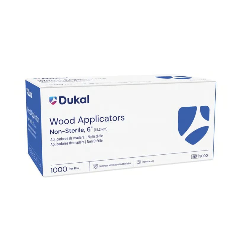 Swabstick 6 IN Wood Applicator Non-Sterile 1000 Count/Box 30 Box/Case