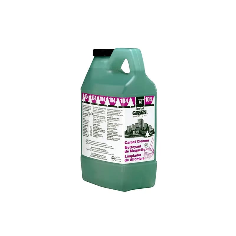 Green Solutions® Carpet Cleaner 104 Fragrance Free Carpet Cleaner 2 L Carpet Alkaline 4/Case