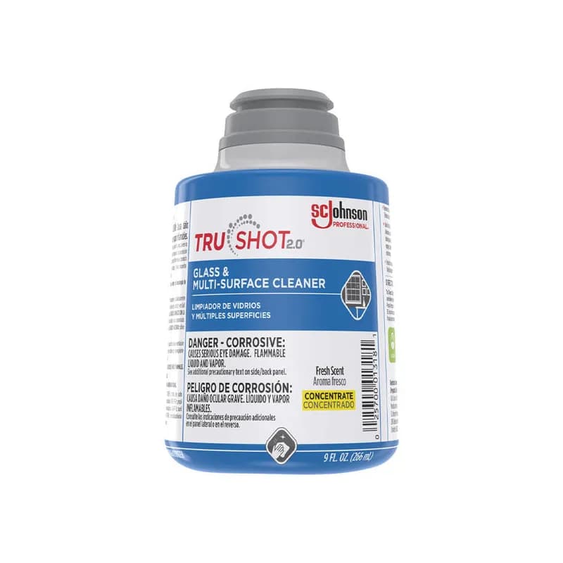 TruShot 2.0® Glass & Surface Cleaner 9 OZ Multi-Surface 4/Case