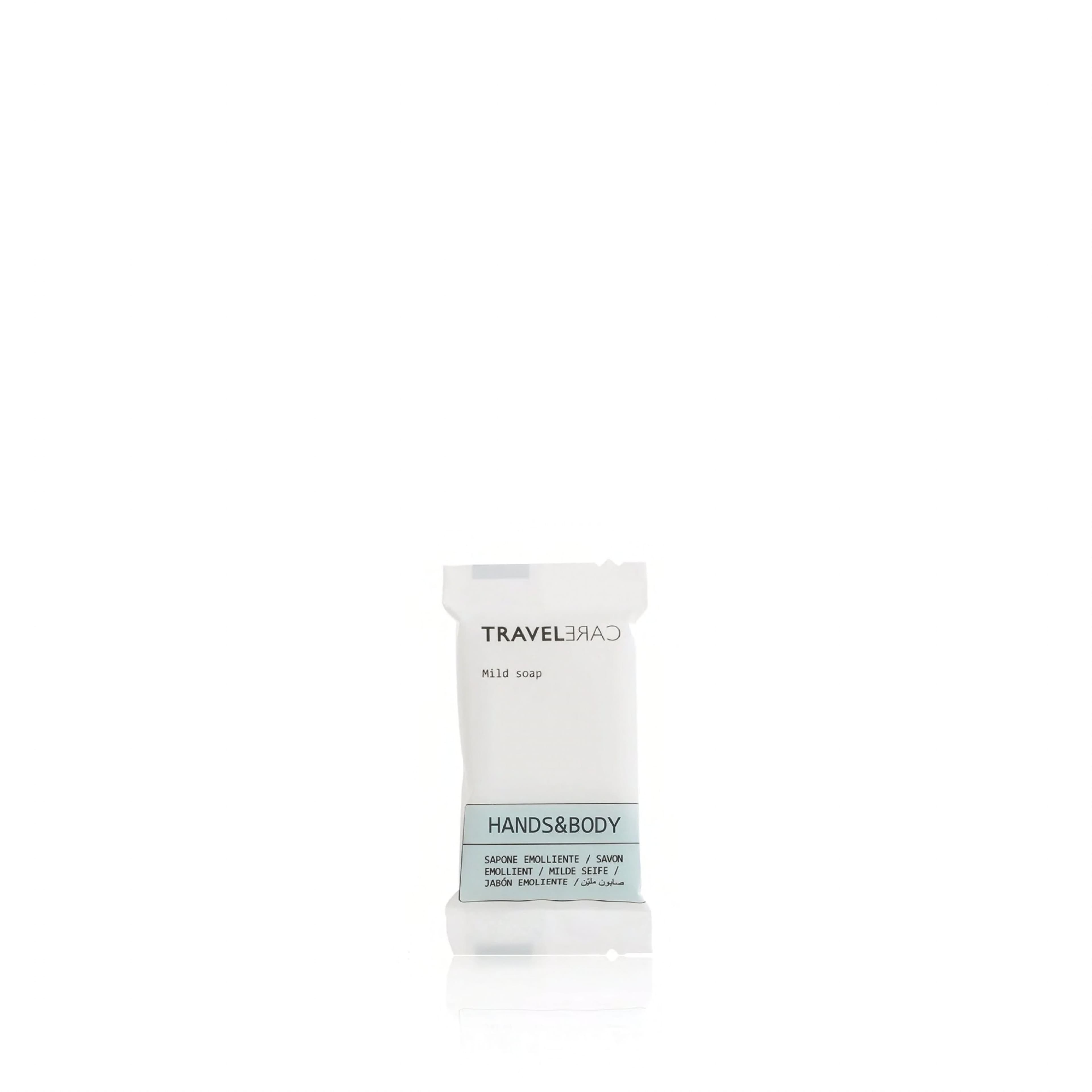 Travelcare Blue Print Soap 12 G Mild Travel Size 500/Case