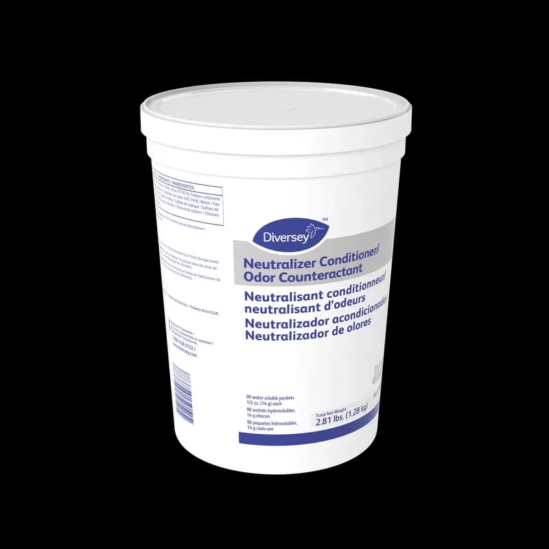 Diversey Neutralizer Conditioner Odorless White Powder 0.5 OZ D.I.B.S. 90 Count/Pack 2 Packs/Case 180 Count/Case