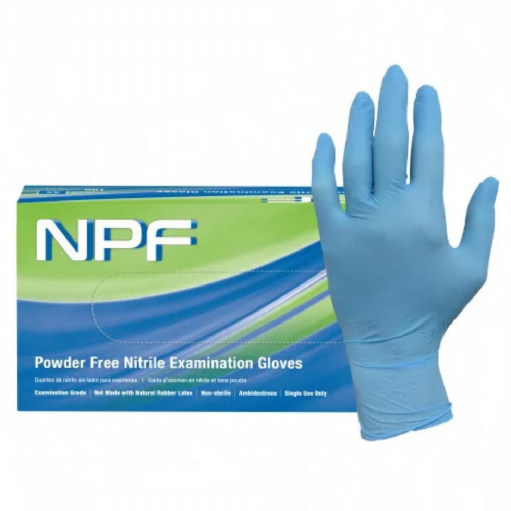 ProWorks® Examination Gloves XXL Blue 5MIL Nitrile Powder-Free Textured Fingertips 100 Count/Box 10 Box/Case