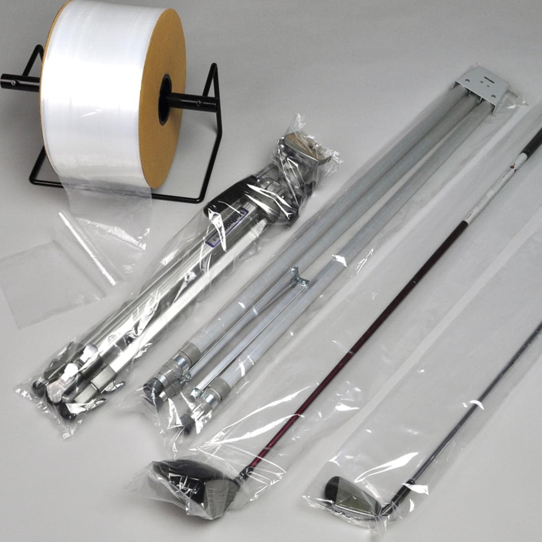 Poly Tube 24IN X1075FT Clear LDPE 4MIL With 3 IN Core Diameter 1/Roll