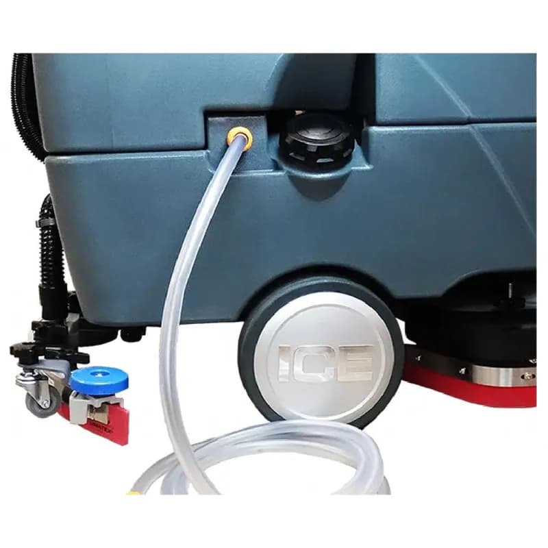 Rider Scrubber 29 GAL 32IN Ride-On On-Board Charger Pad Lithium-Ion Battery Safety Light Back up Alarm Pad Holder 1/Each