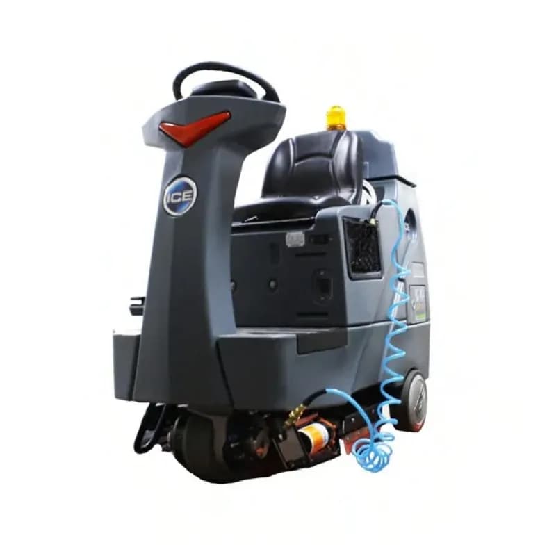 Rider Scrubber 29 GAL 32IN Ride-On On-Board Charger Pad Lithium-Ion Battery Safety Light Back up Alarm Pad Holder 1/Each