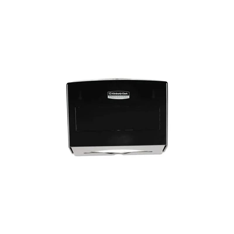 Scott® Paper Towel Dispenser Scottfold 10.75X9X4.75 IN Wall Mount Black Compact Folded 1/Each