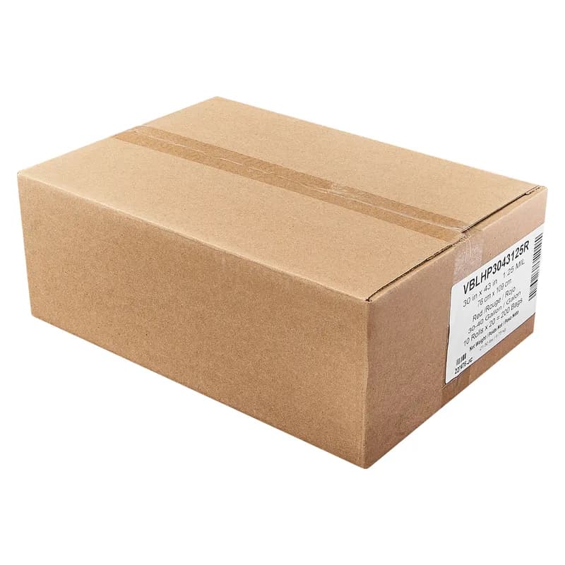 Victoria Bay Can Liner Biohazard Bag 30X43 IN 30-40 GAL Red LDPE 1.25MIL 20 Count/Roll 10 Rolls/Case