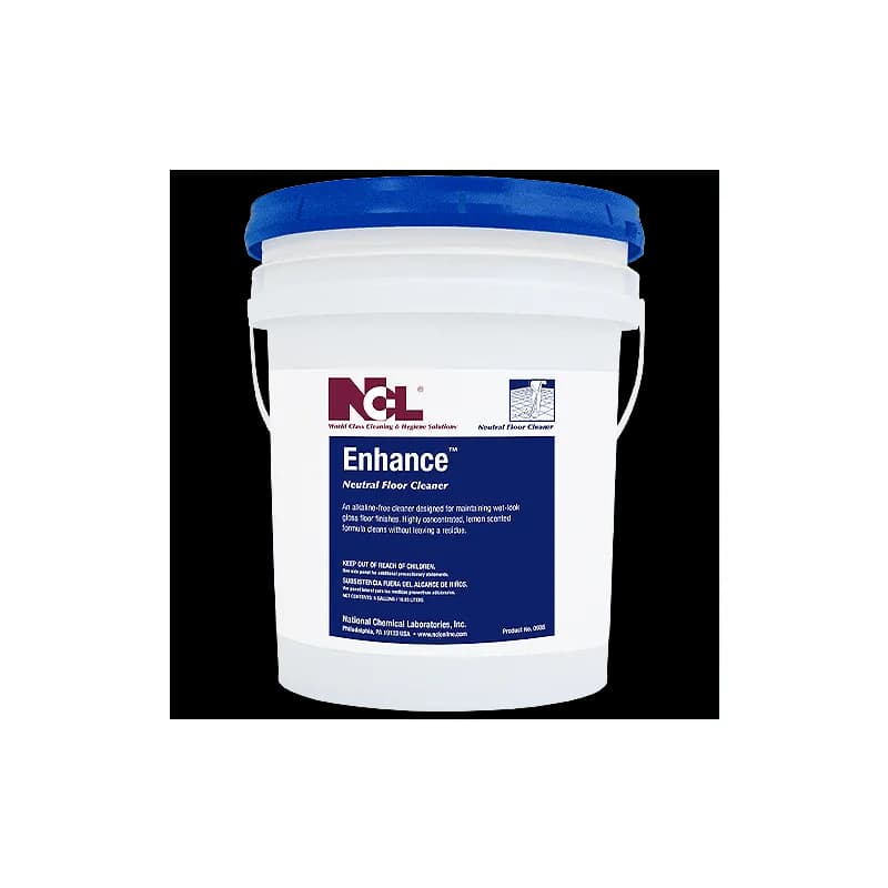 ENHANCE Lemon Floor Cleaner 6X6X12 IN 1 GAL Neutral Concentrate 4/Case