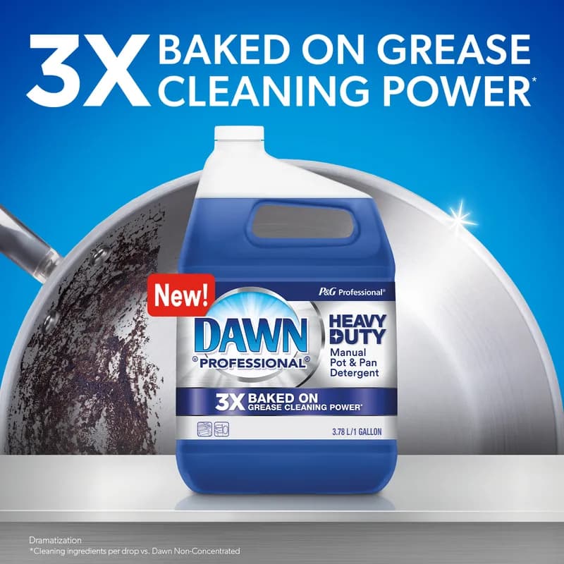 Dawn® Manual Dish Detergent 1 GAL Professional Heavy Duty Pot & Pan 2/Gallon