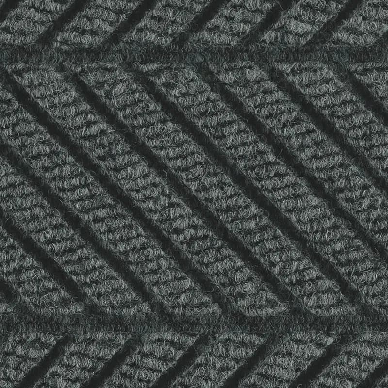 WaterHog® Max Entrance Mat 72X144 IN Black Smoke PET With Smooth Backing Classic Border 1/Each
