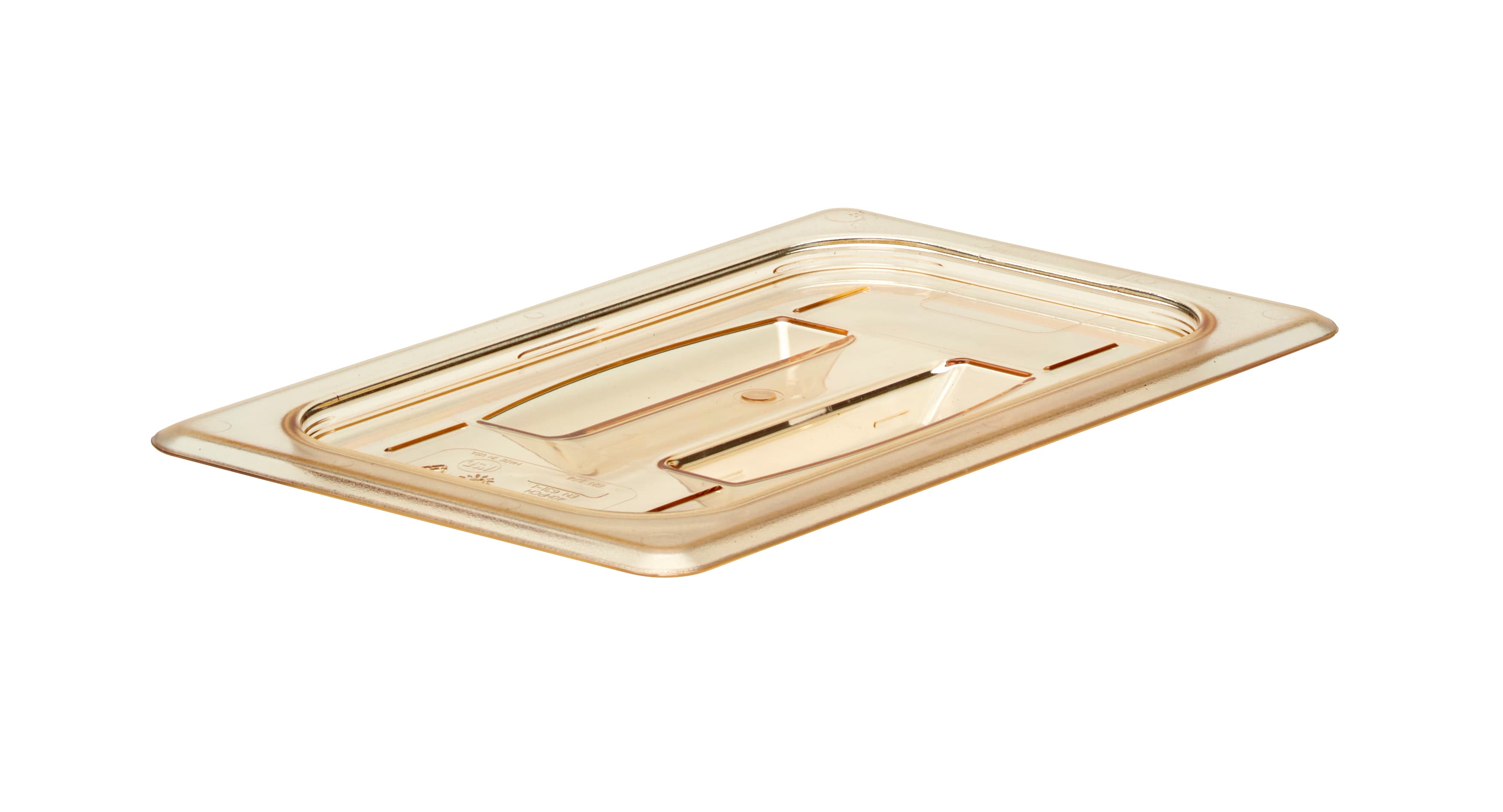 H-Pan™ Pan Cover 1/4 10.44X6.38 IN Amber With Handle 1/Each