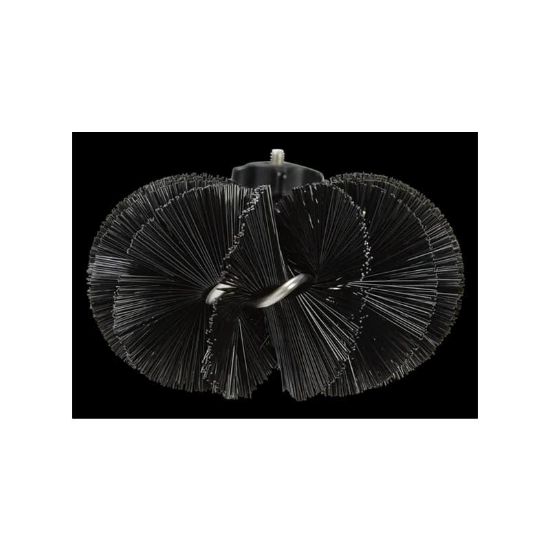 Vikan® Drain Brush 10.8X3.8X2.4 IN PP Polyester Stainless Steel Black Stiff Bristles 1/Each