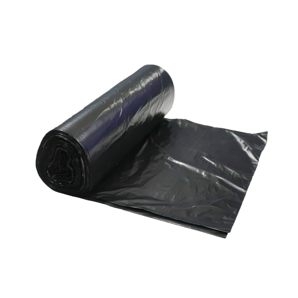 Victoria Bay Can Liner 43X60 IN 60 GAL Black 1.4MIL 10 Count/Roll 10 Rolls/Case