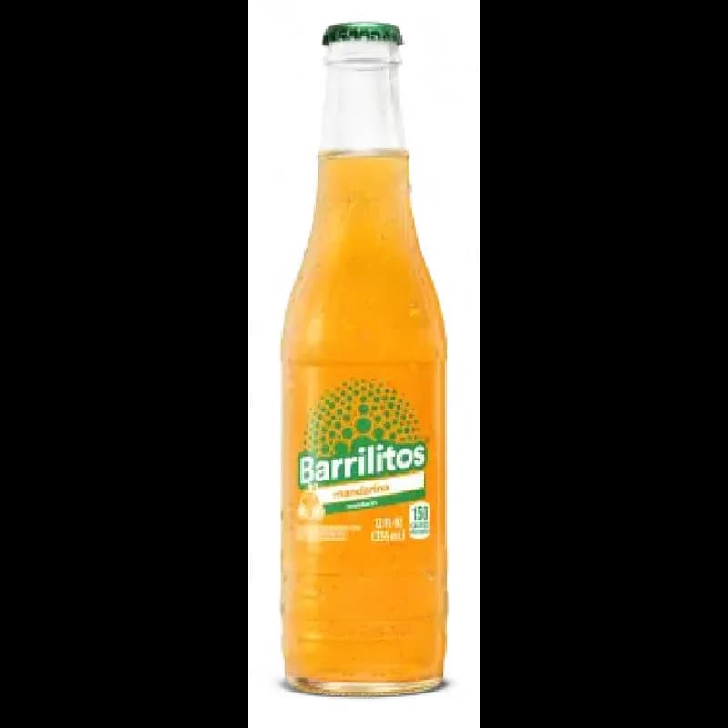 Barrilitos® Mandarin Mexican Soda 12 FLOZ 24/Case