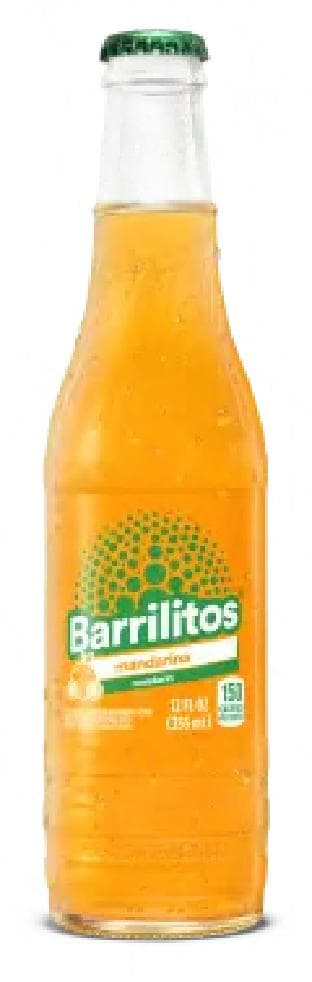 Barrilitos® Mandarin Mexican Soda 12 FLOZ 24/Case