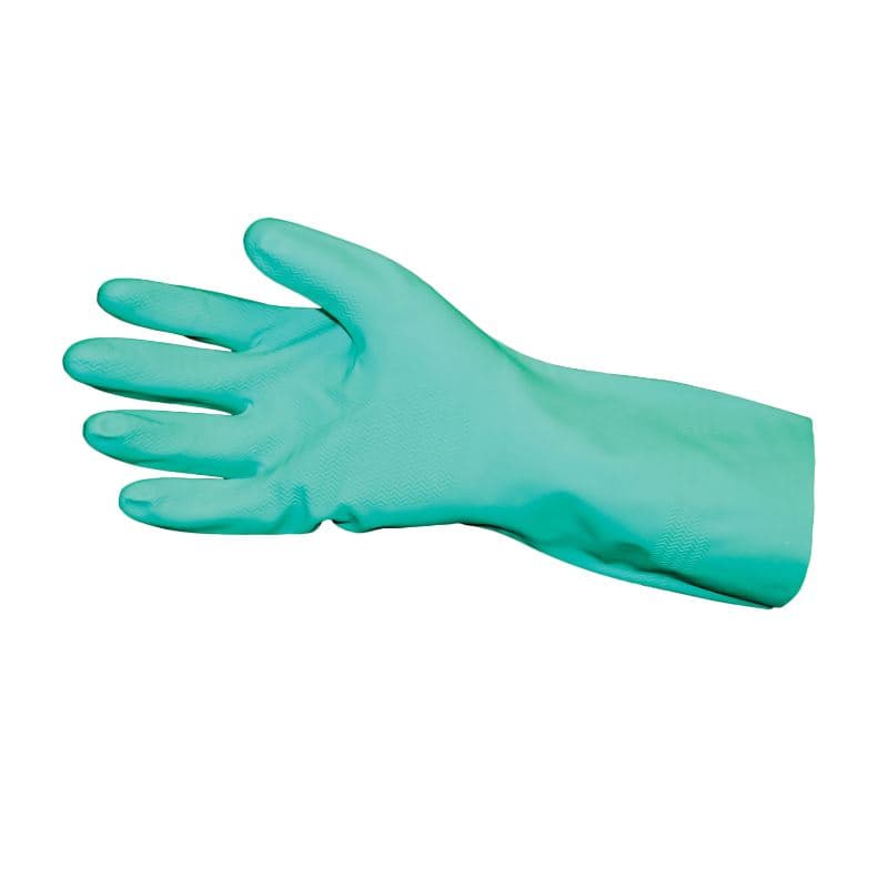 Pro-Guard® Gloves 12 IN Green Nitrile Flock Lined Non-Slip Grip FDA Compliant 1/Dozen