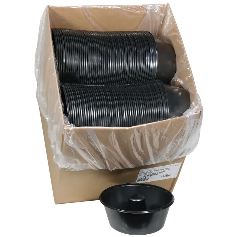 Angel Food Cake Cake Base 10X4 IN CPET Black 200/Case