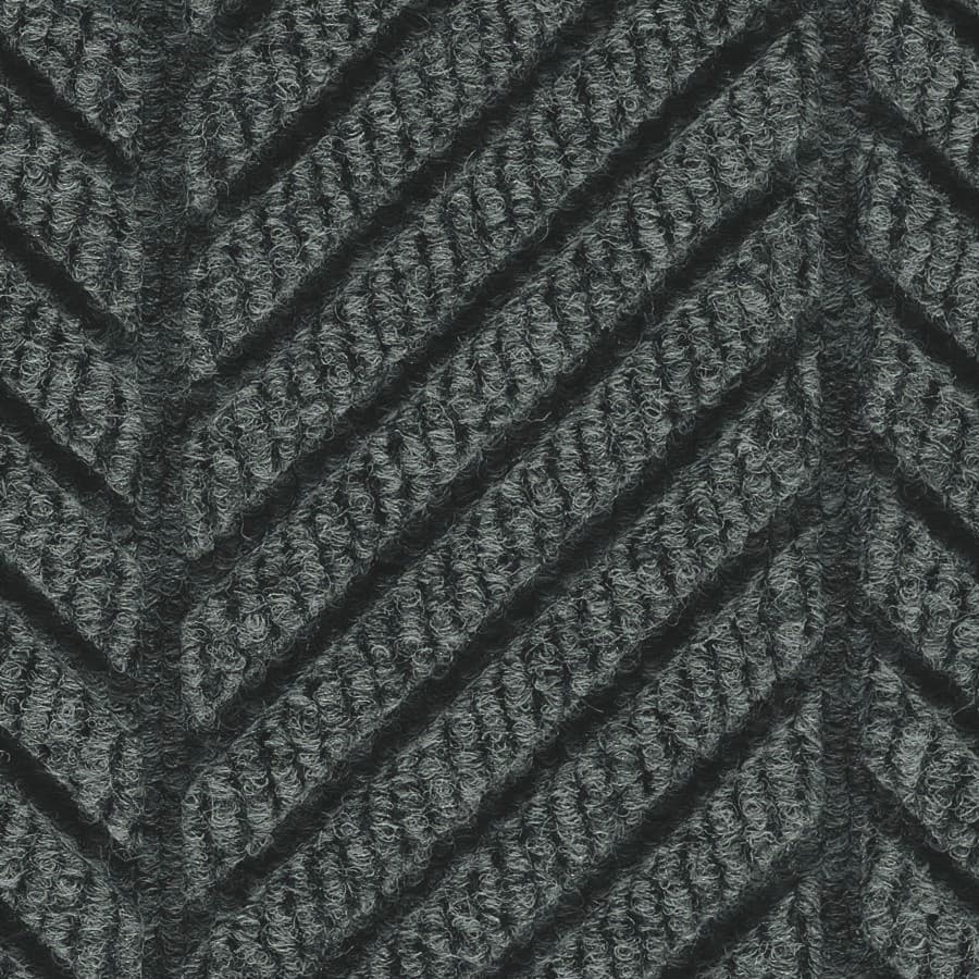 WaterHog® Max Roll Goods Wiper Floor Mat 52X100 IN Black Smoke PET With Beveled Edging 1/Each