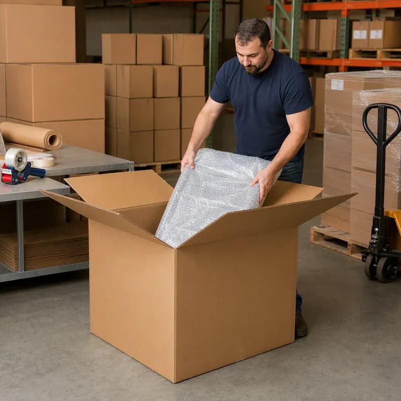 Regular Slotted Container (RSC) 36X36X24 IN Corrugated Cardboard 32ECT 1/Each