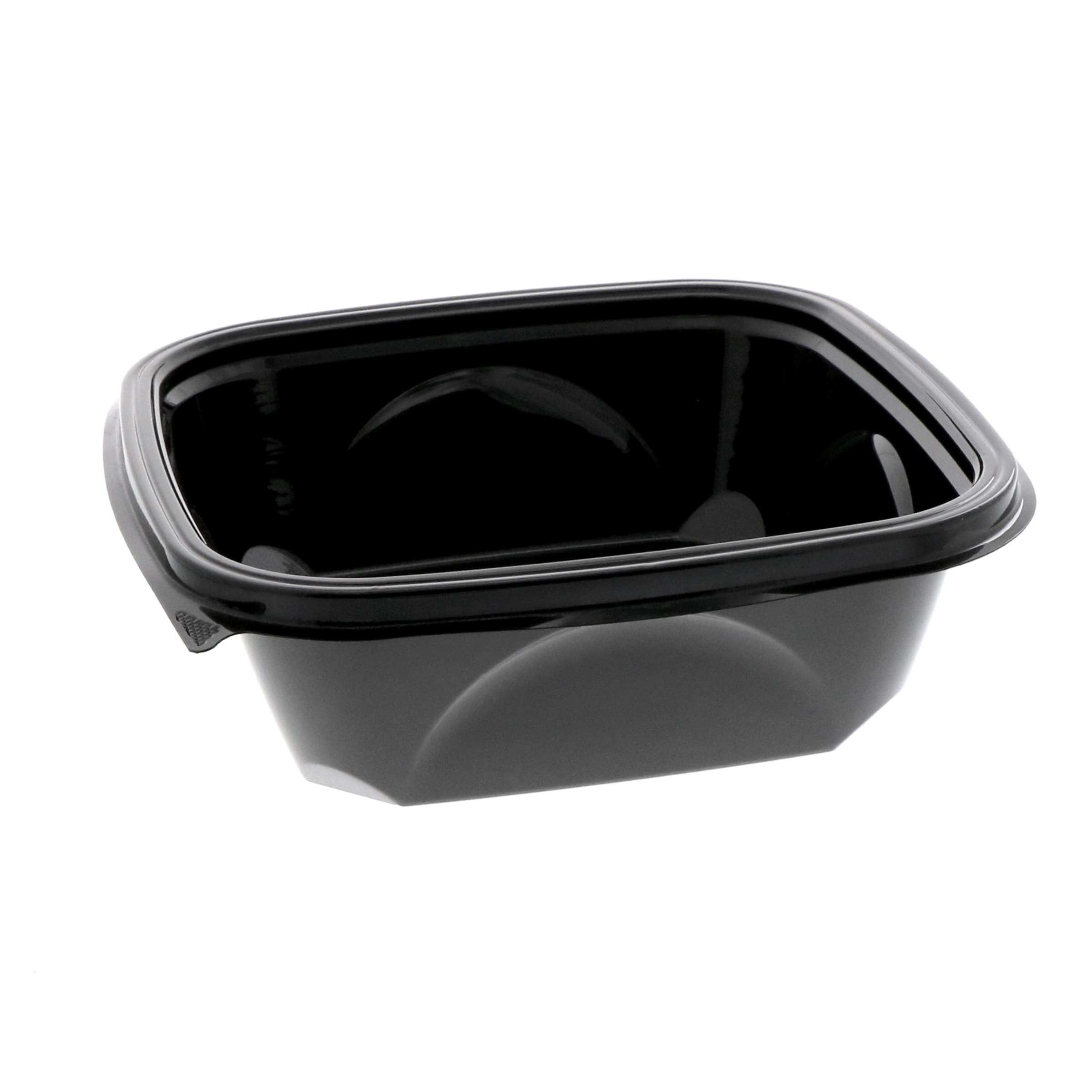 Bowl 32 OZ RPET Black Square 300/Case
