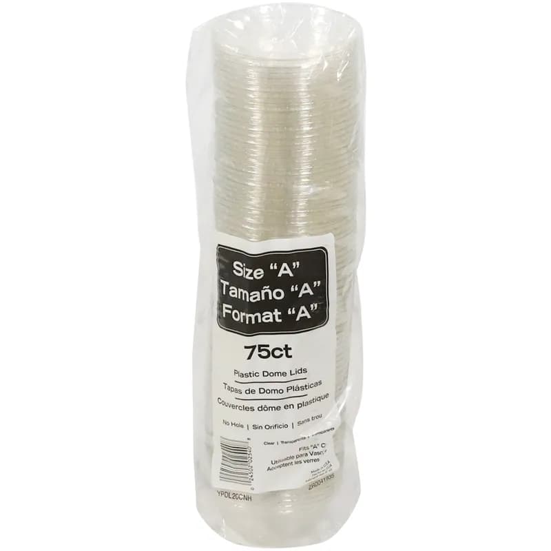 Lid Dome 3.8X1.4 IN RPET Clear Round For 20 OZ Container 900/Case