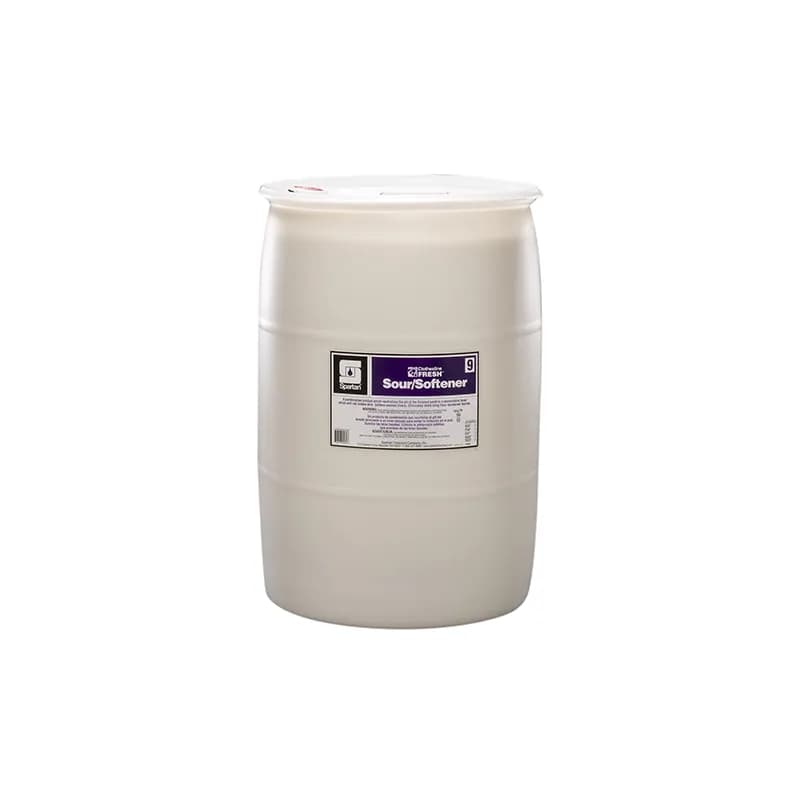 Clothesline Fresh® Sour/Softener 9 Mild Scent Laundry Sour & Softener 55 GAL Acidic Liquid 1/Drum