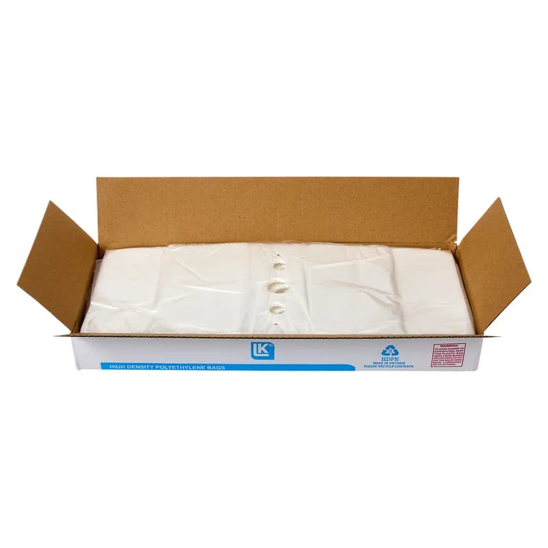 Sandwich Bag 6.5X7 IN High-Density Polyethylene (HDPE) 0.5MIL Clear With Flip Top Closure Saddlepack 2000/Case